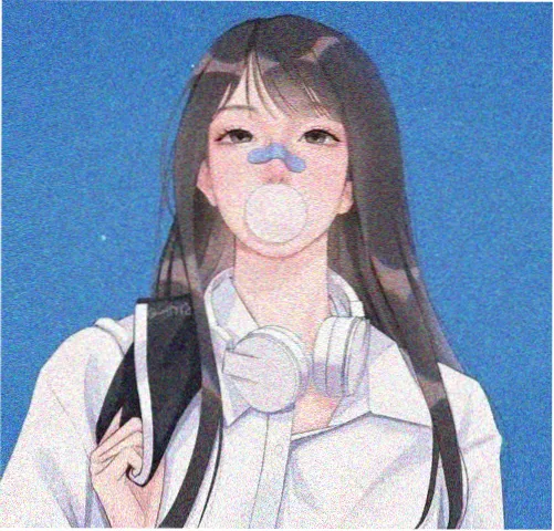 留言者头像，铅笔速写风格的侧脸小像